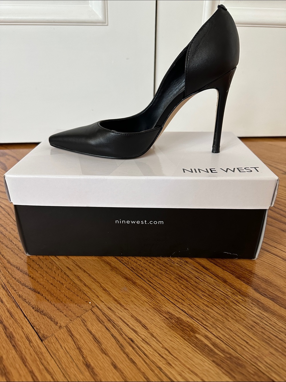 Nine West Black Pointed-Toe High Stiletto Pump